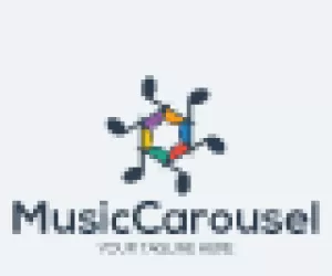 Music Carousel Logo Template