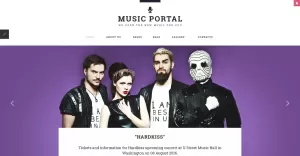 Music Portal Responsive Joomla Template - TemplateMonster