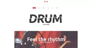 Music School Responsive Website Template - TemplateMonster