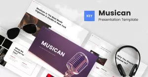 Musican - Music Organizer & Studio Keynote Template