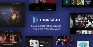 Musician - Music Band, Blog, Shop HTML Template