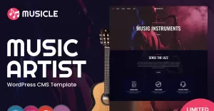 Musicle Music WordPress Theme