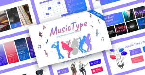 MusicType Music Keynote Template