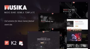 Musika - Music Festival Joomla Template