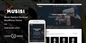 Musisi - WordPress Themes for Musicians and Bands