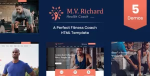 MV Richard - Health, Fitness, Personal Coach Template