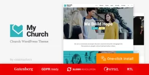 My Church - Religion WordPress Theme with Events, Donations & Sermons
