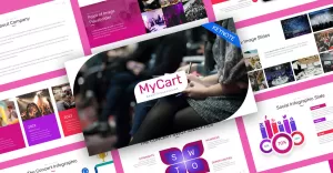 MyCart Event Planner Keynote Template - TemplateMonster