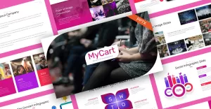 MyCart Event Planner PowerPoint Template - TemplateMonster