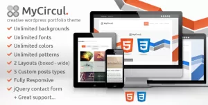 MyCircul - Creative WordPress Portfolio Theme