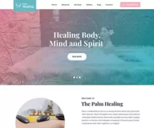 Mystic WordPress theme for healing reiki meditation acupuncture massage