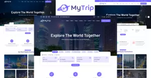 MyTrip - Travel Booking HTML5 Template - TemplateMonster