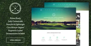 N7  Golf Club, Sports & Events Site Template