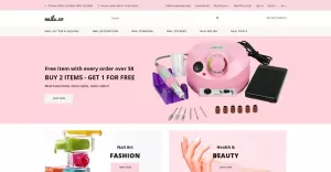 Nails co. - Beauty Supply Store Multipage Stylish OpenCart Template