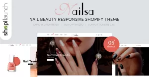 Nailsa - Nail Beauty Responsive Shopify Theme