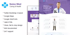 Naino Med - Health and Medical HTML Template