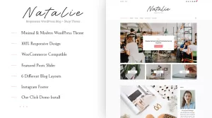 Natalie - Blog and Shop WordPress Theme