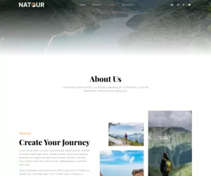 Natour – Adventure Travel & Tourism Elementor Template Kit