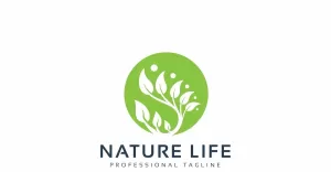Nature Life Logo Template