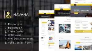 Navana - Industrial Constriction Business Template - Themes ...