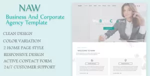 Naw - Business and Corporate Agency Template