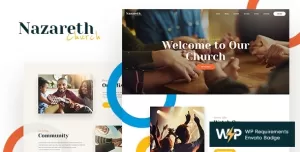 Nazareth  Church & Religion WordPress Theme
