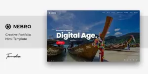 Nebro -  A Creative Digital & Marketing Agency OnePage Template
