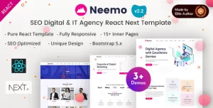 Neemo - SEO Marketing & IT Agency React Next Template