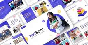 NetScol – Creative Education PowerPoint Template