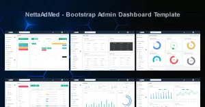 NettaAdMed - Bootstrap Admin Template - Dashboard Template