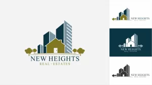 New - Heights Real Estate Logo - Logos & Graphics