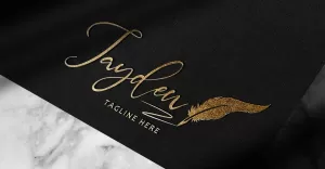 New Modern Handwritten Signature Or Photography Jayden logo Design-Brand Identity