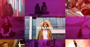 New Trendy Dynamic Media Opener Slideshow Premiere Pro Template