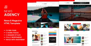 News Agency - Magazine HTML