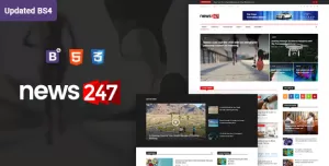 News247 - News Magazine HTML Template