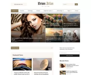 NewsAtlas  – News & Magazine Elementor Template Kit