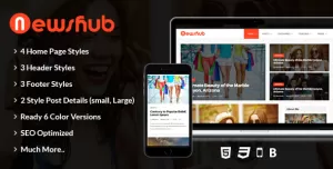 Newshub - Blog & Magazine HTML Template