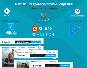 Newslab - News & Magazine Joomla Template - TemplateMonster