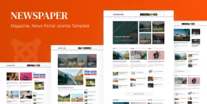 Newspaper - Magazine, News Portal Joomla 5 Template
