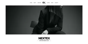 Nextex - One Page Photography Portfolio Template
