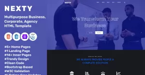 Nexty - Multipurpose Business, Corporate, Agency HTML Template