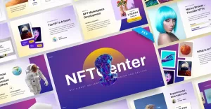 NFTcenter - NFT Creative Digital Assets Keynote Template