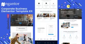 Ngantor - Elementor Pro Corporate Business Template Kits