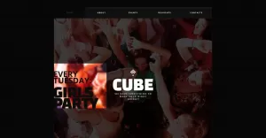 Night Club Free Website Template