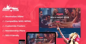 Night Club - Party WordPress Theme With AI Content Generator