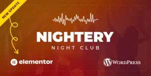 Nightery - Night Club  WordPress Theme