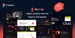Nighty - Night Club Figma Template