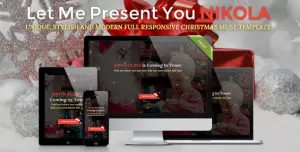 NIKOLA - Christmas Full Responsive Muse Template
