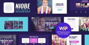Niobe  A Gym Trainer & Nutrition Coach WordPress Theme