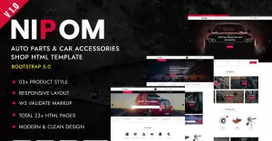 Nipom - Auto Parts and Car Accessories Shop Html Template